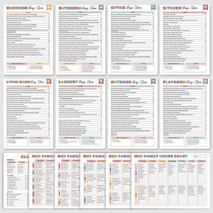 MindFood® ADHD Cleaning Planner