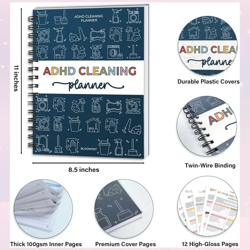 MindFood® ADHD Cleaning Planner